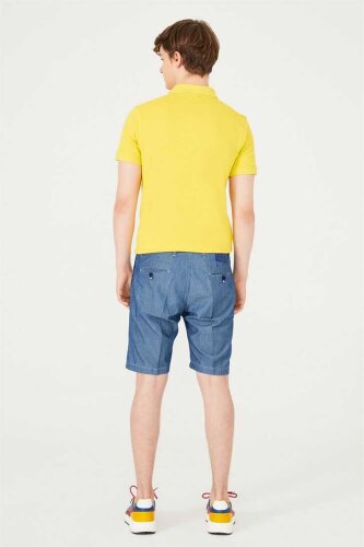 Armati Di Mare Denim Erkek Bermuda Şort - 10
