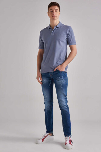 Baldinini Erkek Normal Bel Dar Paça Jeans - Baldinini