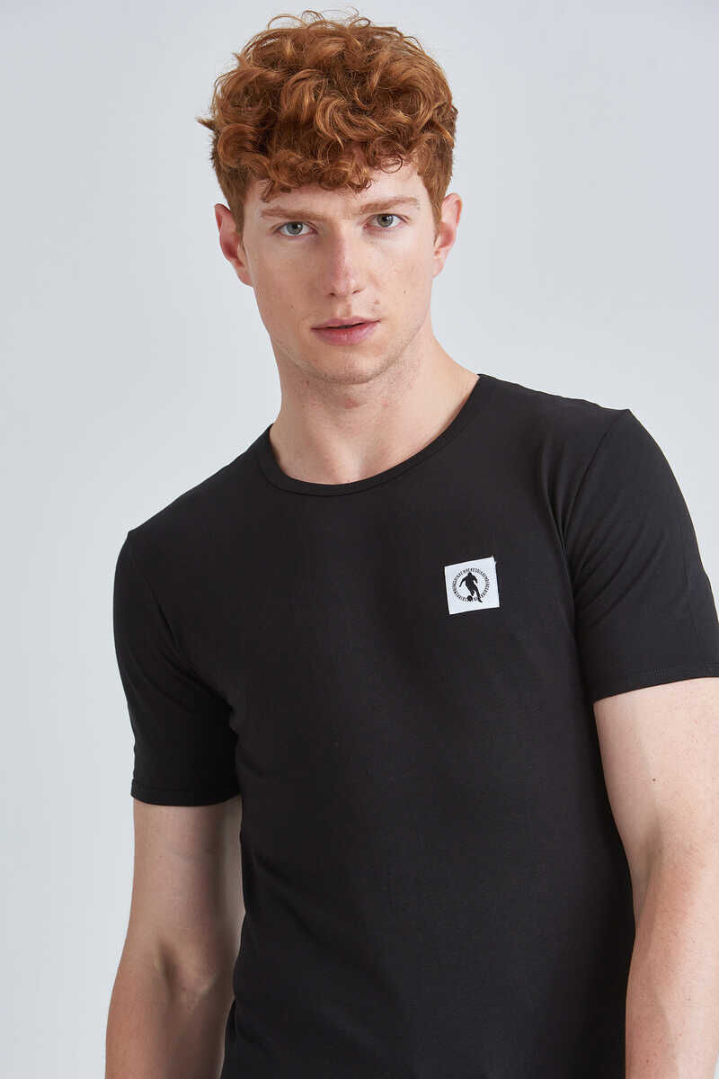 Bikkemberg Erkek Bisklet Yaka Fanila - 2