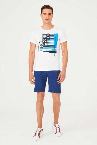 Bisiklet Yaka Erkek T-Shirt - 4