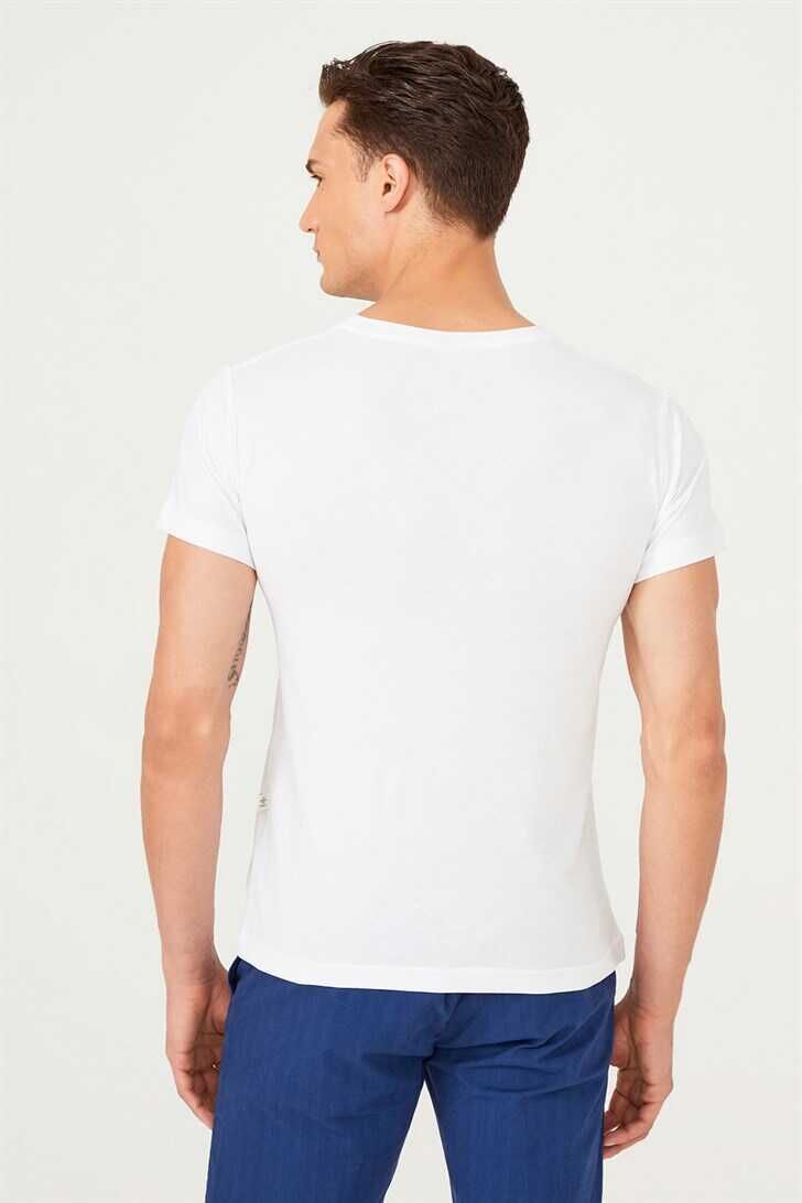 Bisiklet Yaka Erkek T-Shirt - 6