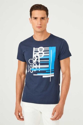 Bisiklet Yaka Erkek T-Shirt - Cerruti 1881