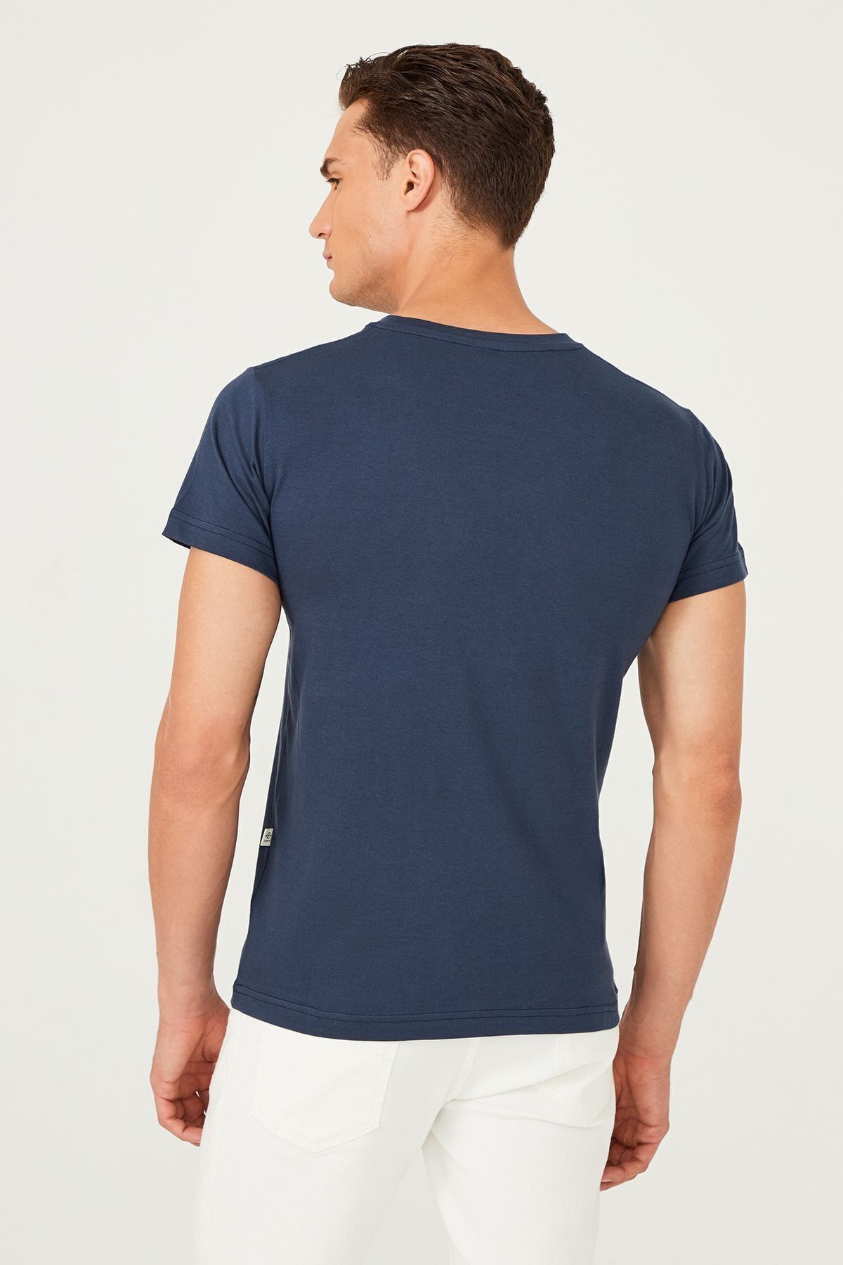 Bisiklet Yaka Erkek T-Shirt - 12