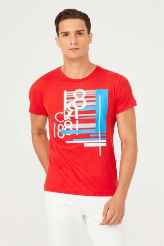 Bisiklet Yaka Erkek T-Shirt - Cerruti 1881