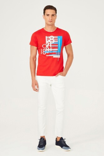 Bisiklet Yaka Erkek T-Shirt - 11