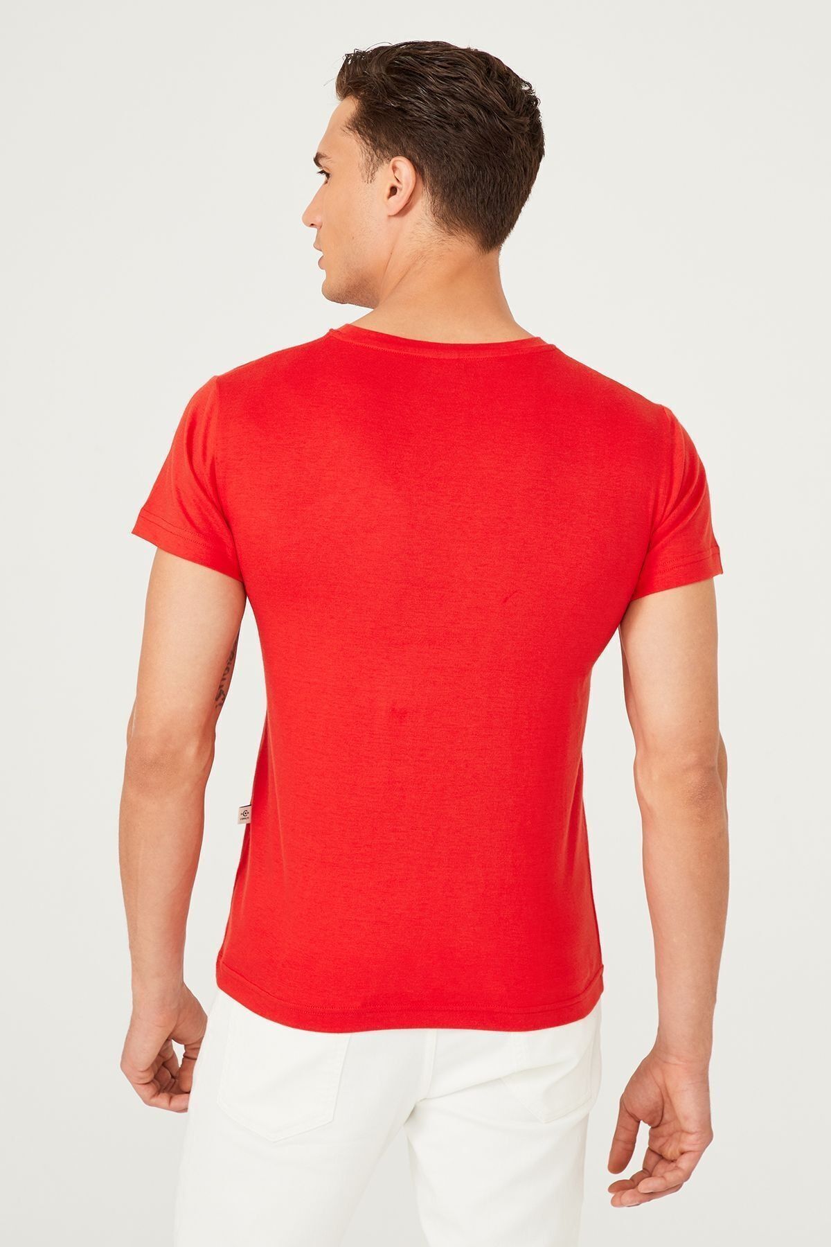 Bisiklet Yaka Erkek T-Shirt - 12