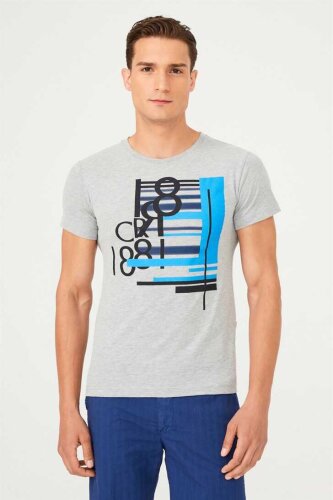 Bisiklet Yaka Erkek T-Shirt - Cerruti 1881