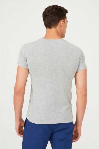 Bisiklet Yaka Erkek T-Shirt - 6