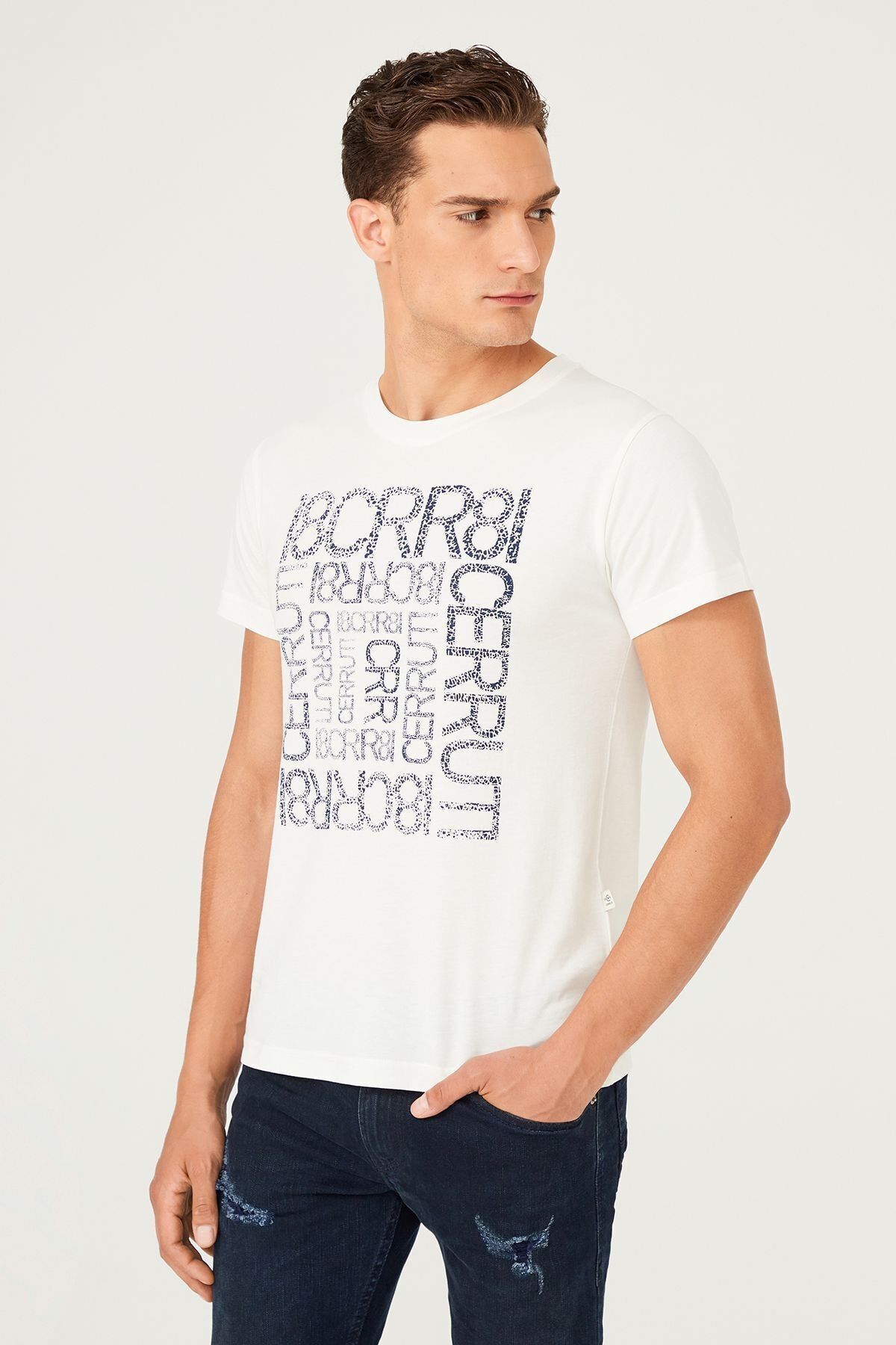 Bisiklet Yaka Erkek T-Shirt - 9