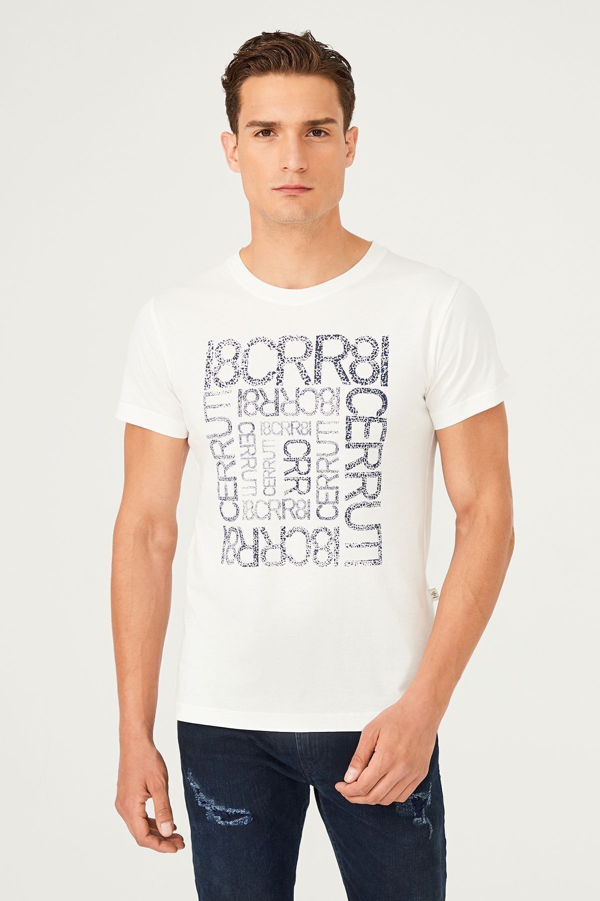 Bisiklet Yaka Erkek T-Shirt - 12