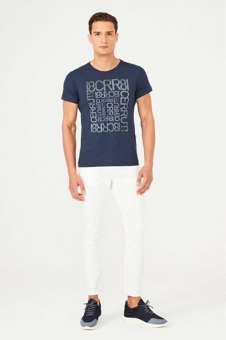 Bisiklet Yaka Erkek T-Shirt - 5