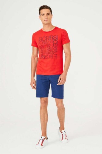 Bisiklet Yaka Erkek T-Shirt - 4