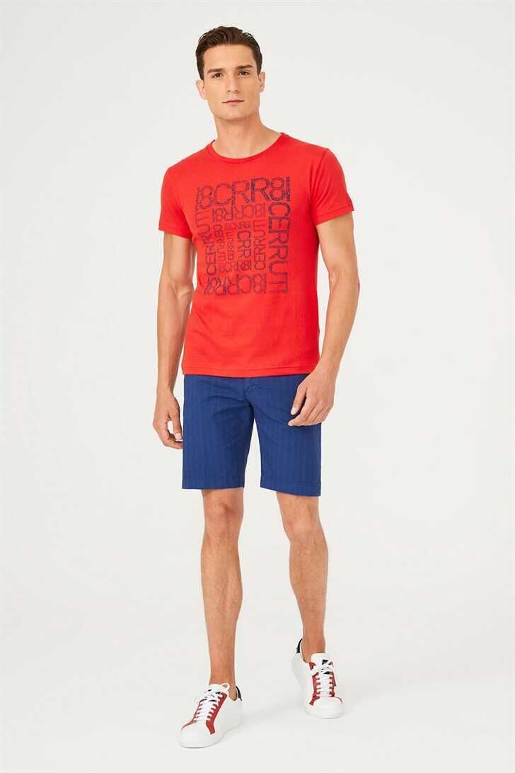 Bisiklet Yaka Erkek T-Shirt - 4
