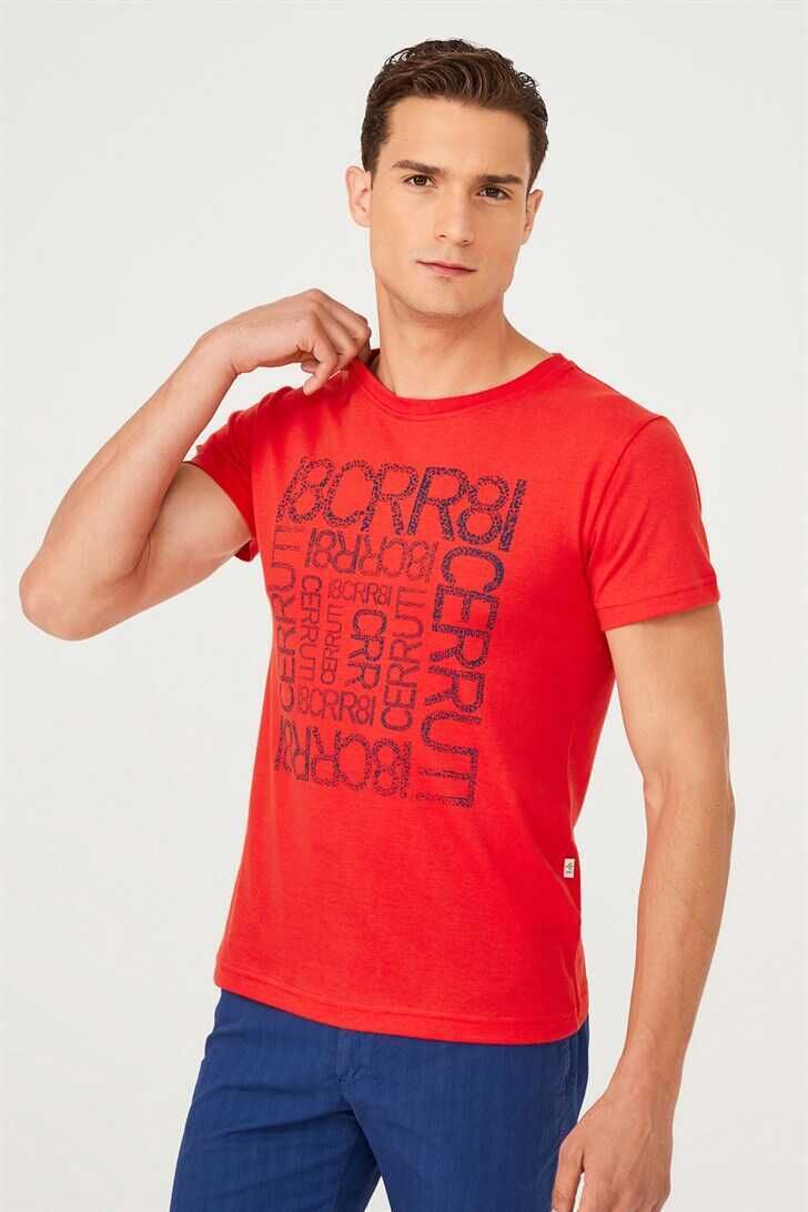 Bisiklet Yaka Erkek T-Shirt - 8
