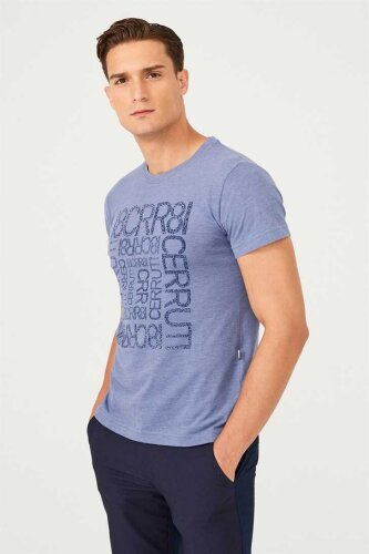 Bisiklet Yaka Erkek T-Shirt - 5
