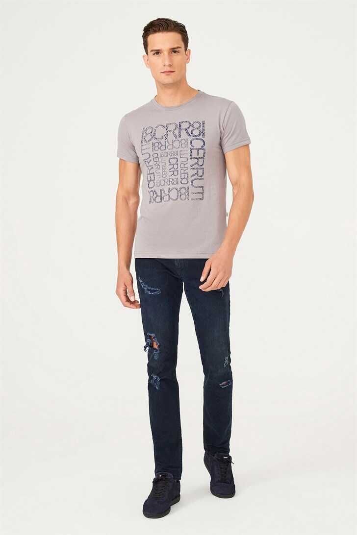 Bisiklet Yaka Erkek T-Shirt - 2