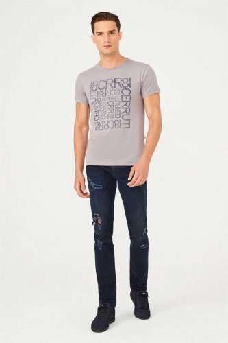 Bisiklet Yaka Erkek T-Shirt - 3