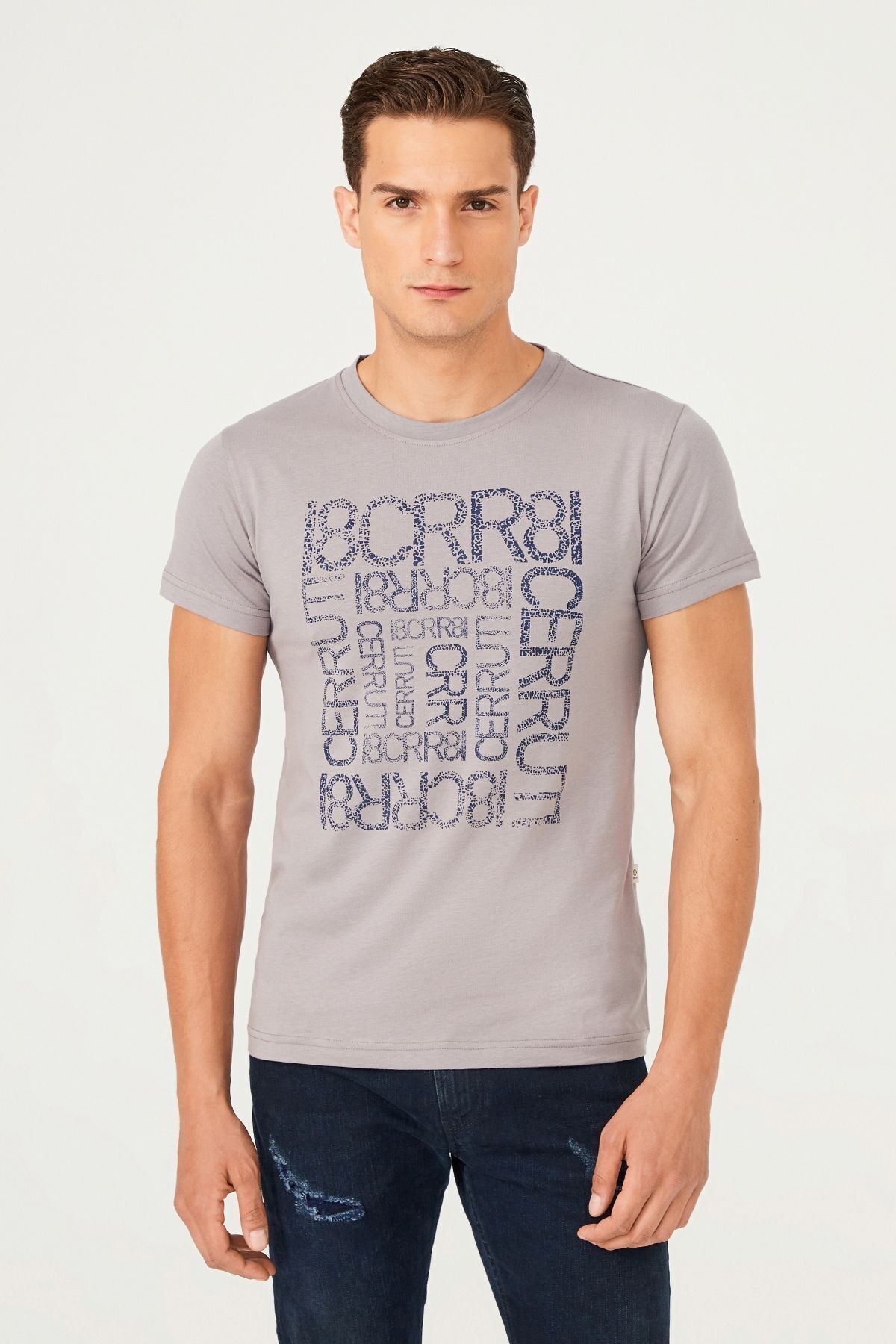 Bisiklet Yaka Erkek T-Shirt - 9