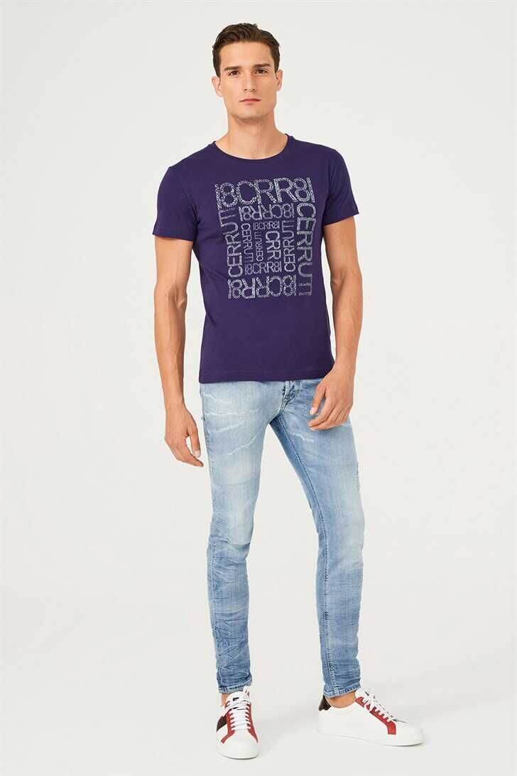 Bisiklet Yaka Erkek T-Shirt - 2