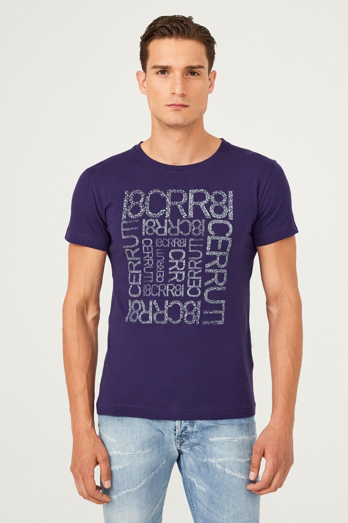 Bisiklet Yaka Erkek T-Shirt - 9