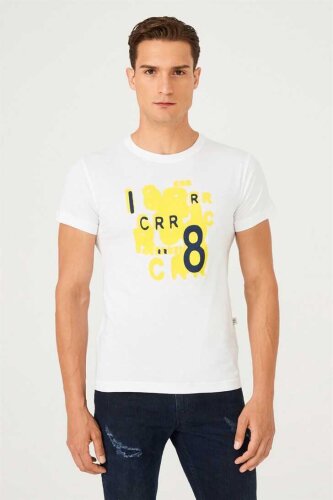 Bisiklet Yaka Erkek T-Shirt - Cerruti 1881