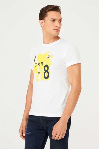 Bisiklet Yaka Erkek T-Shirt - 3