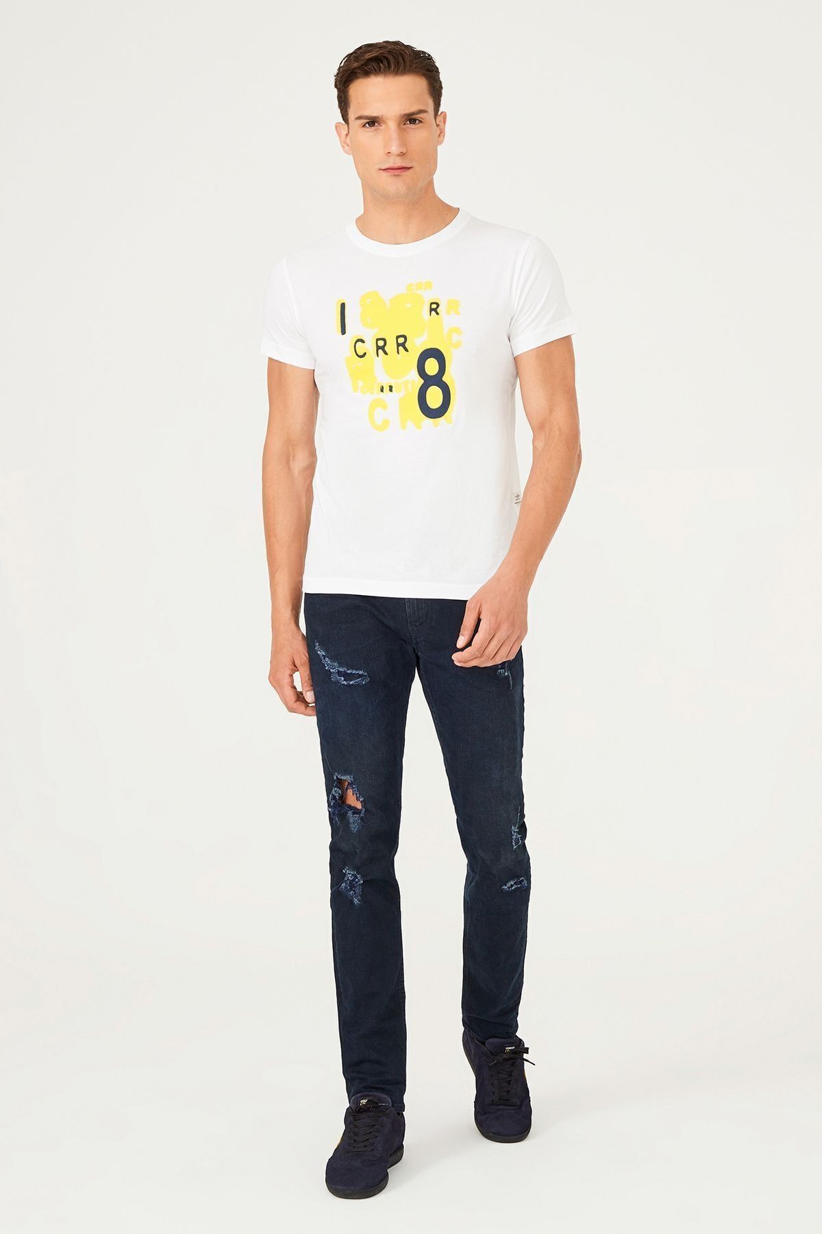 Bisiklet Yaka Erkek T-Shirt - 9