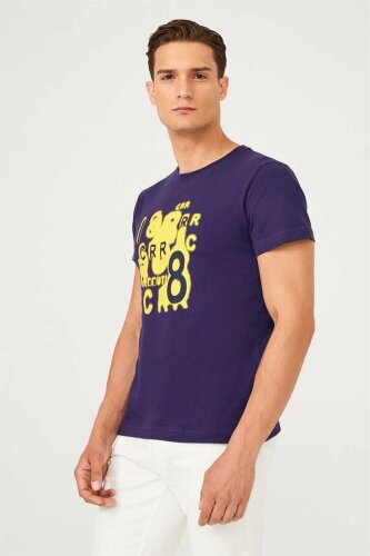 Bisiklet Yaka Erkek T-Shirt - 3