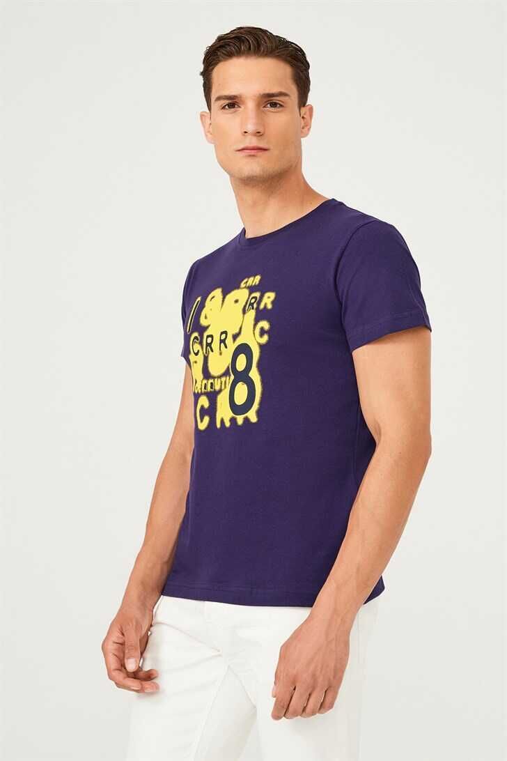 Bisiklet Yaka Erkek T-Shirt - 3