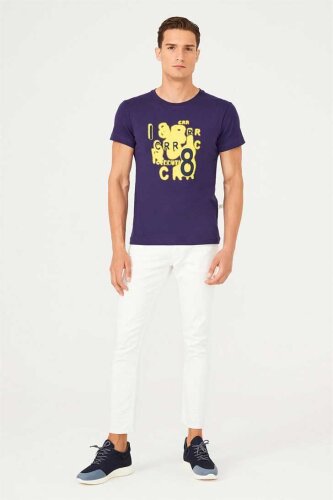 Bisiklet Yaka Erkek T-Shirt - 5