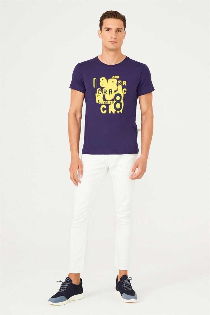 Bisiklet Yaka Erkek T-Shirt - 5