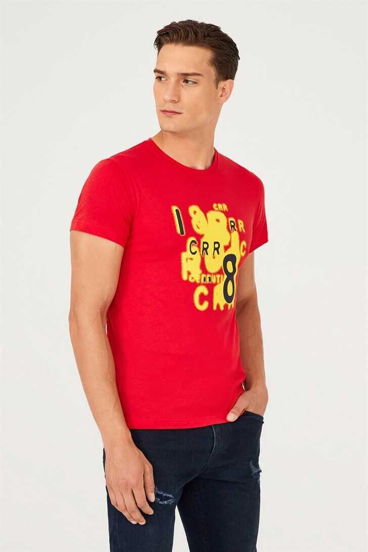 Bisiklet Yaka Erkek T-Shirt - 2