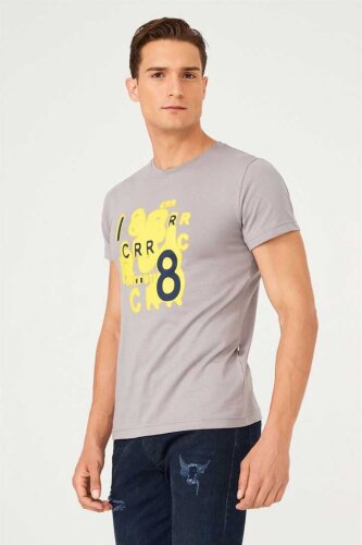 Bisiklet Yaka Erkek T-Shirt - 3