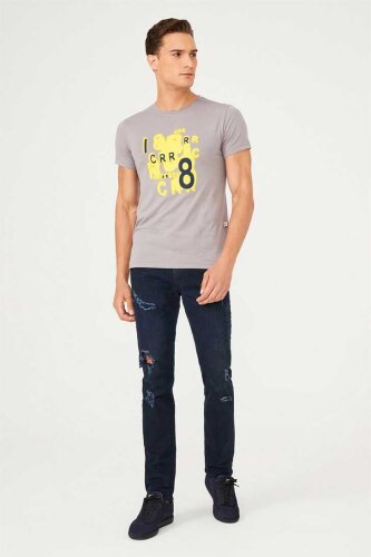 Bisiklet Yaka Erkek T-Shirt - 5