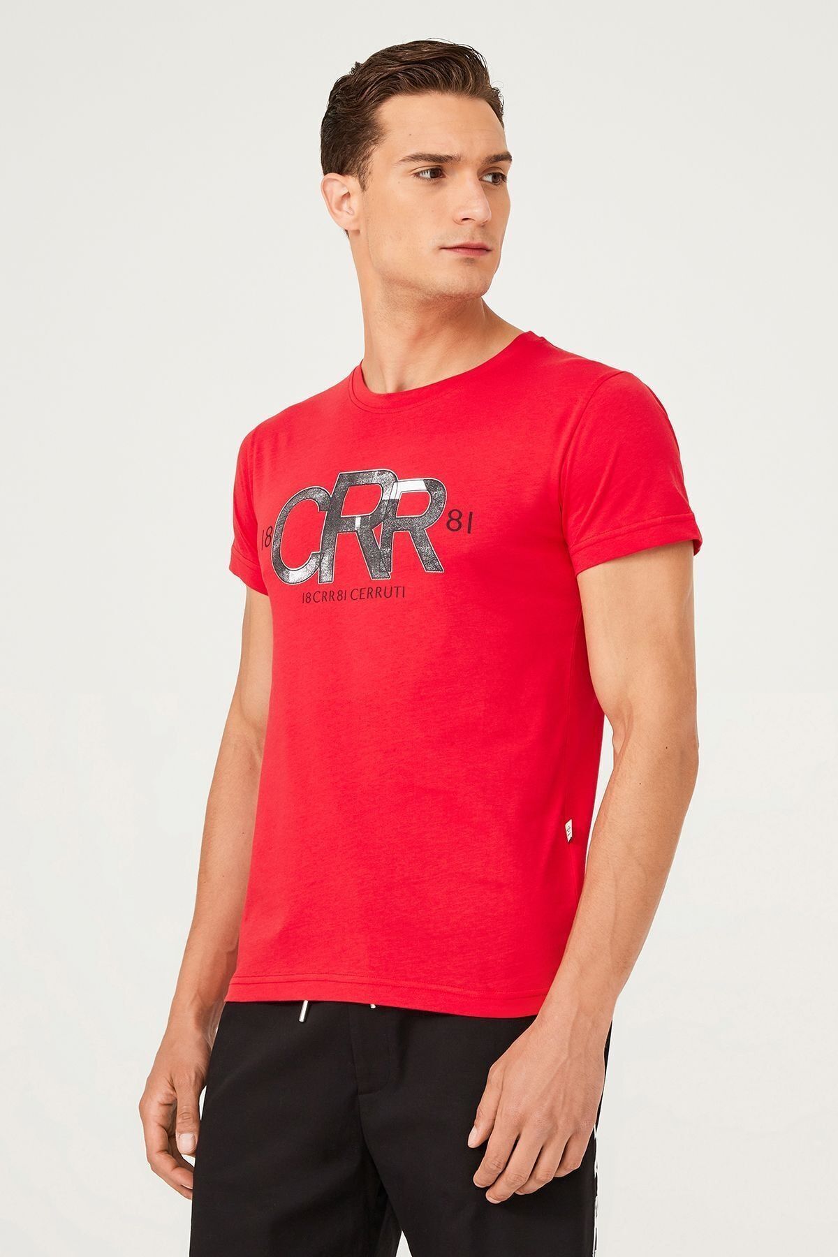 Bisiklet Yaka Erkek T-Shirt - 10