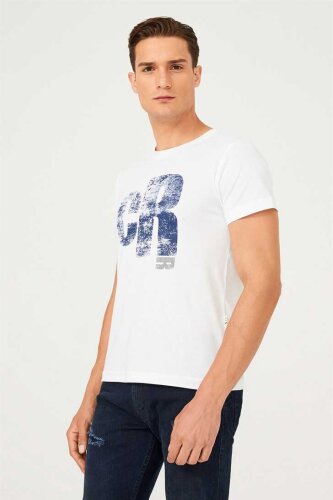 Bisiklet Yaka Erkek T-Shirt - 5