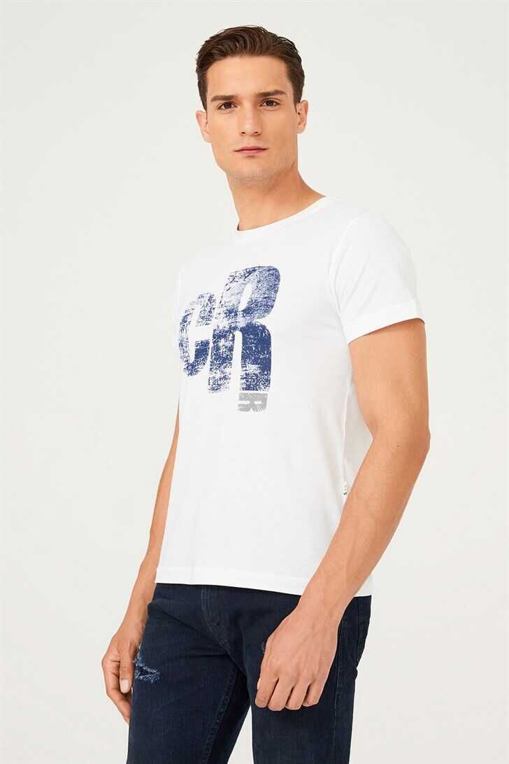 Bisiklet Yaka Erkek T-Shirt - 5