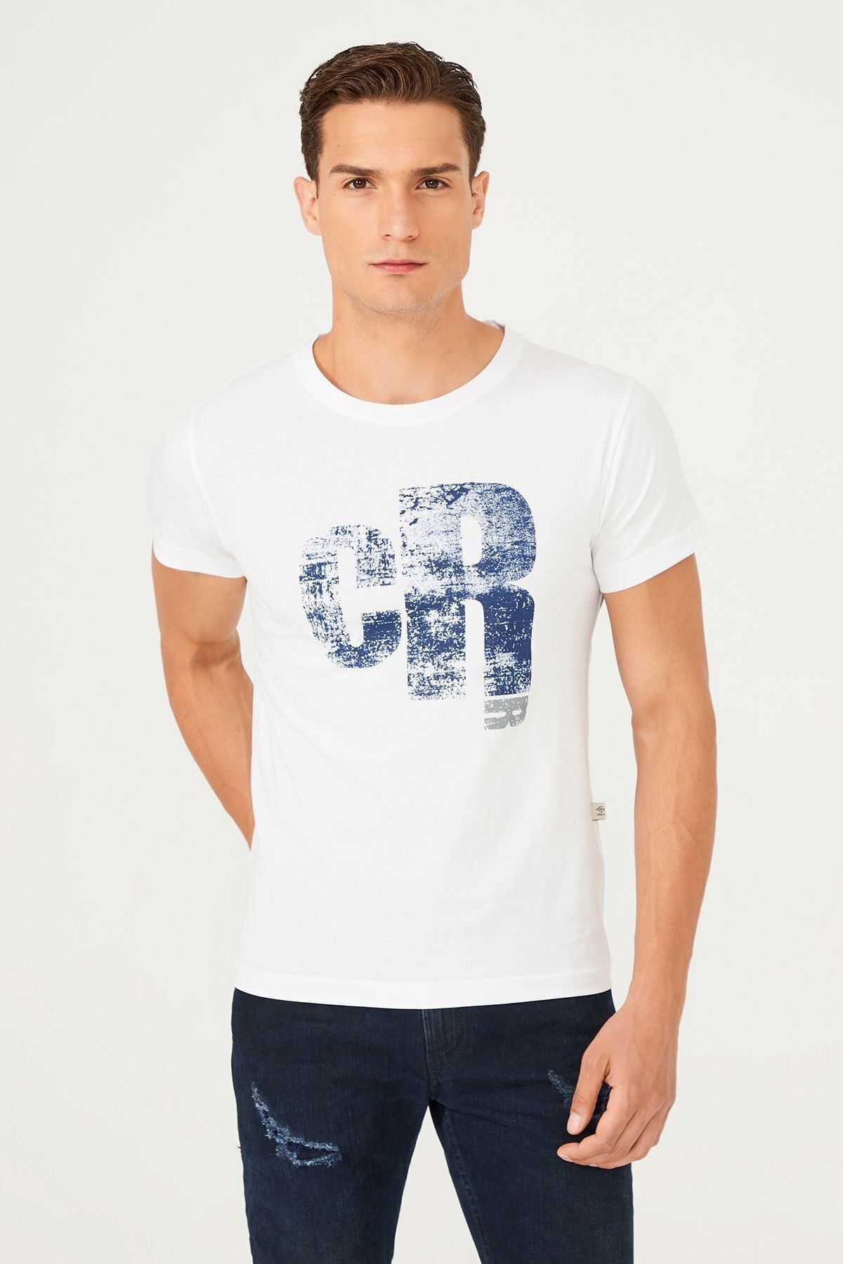 Bisiklet Yaka Erkek T-Shirt - 9