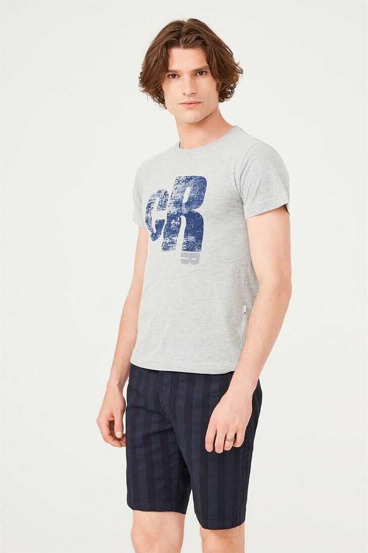 Bisiklet Yaka Erkek T-Shirt - 3