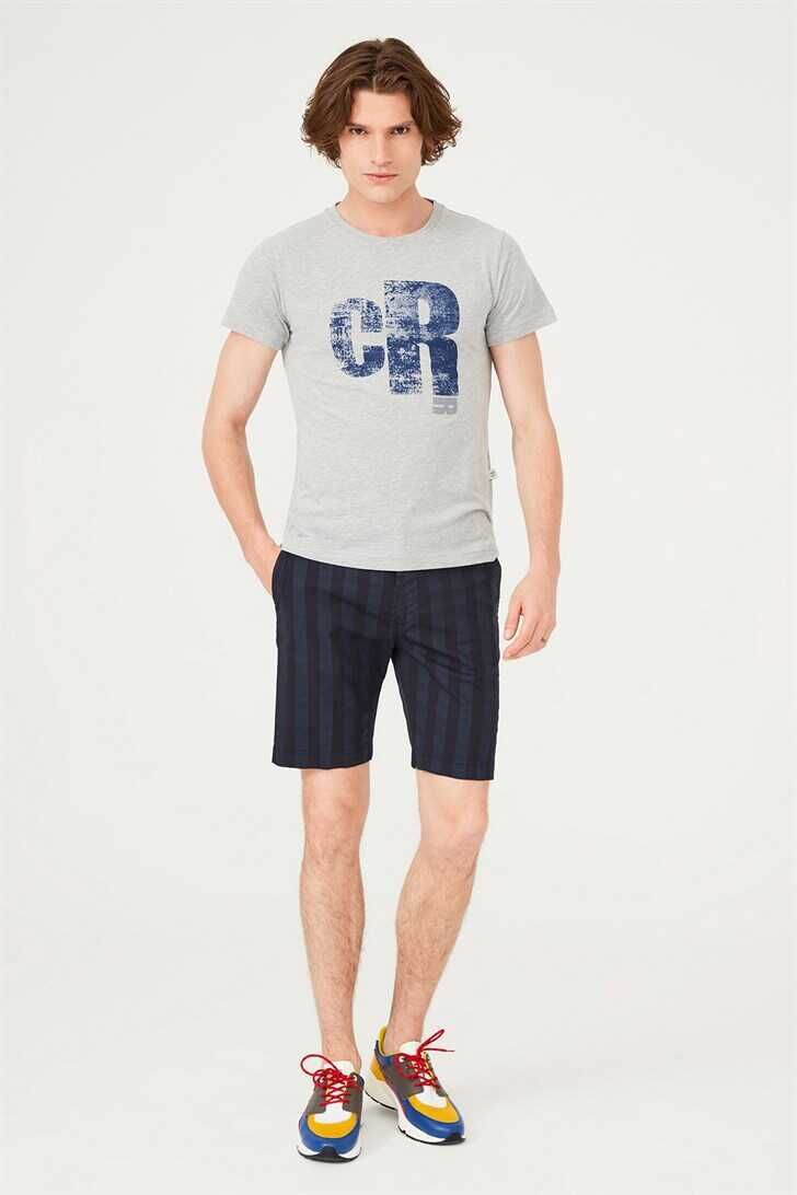 Bisiklet Yaka Erkek T-Shirt - 4