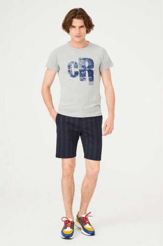 Bisiklet Yaka Erkek T-Shirt - 5