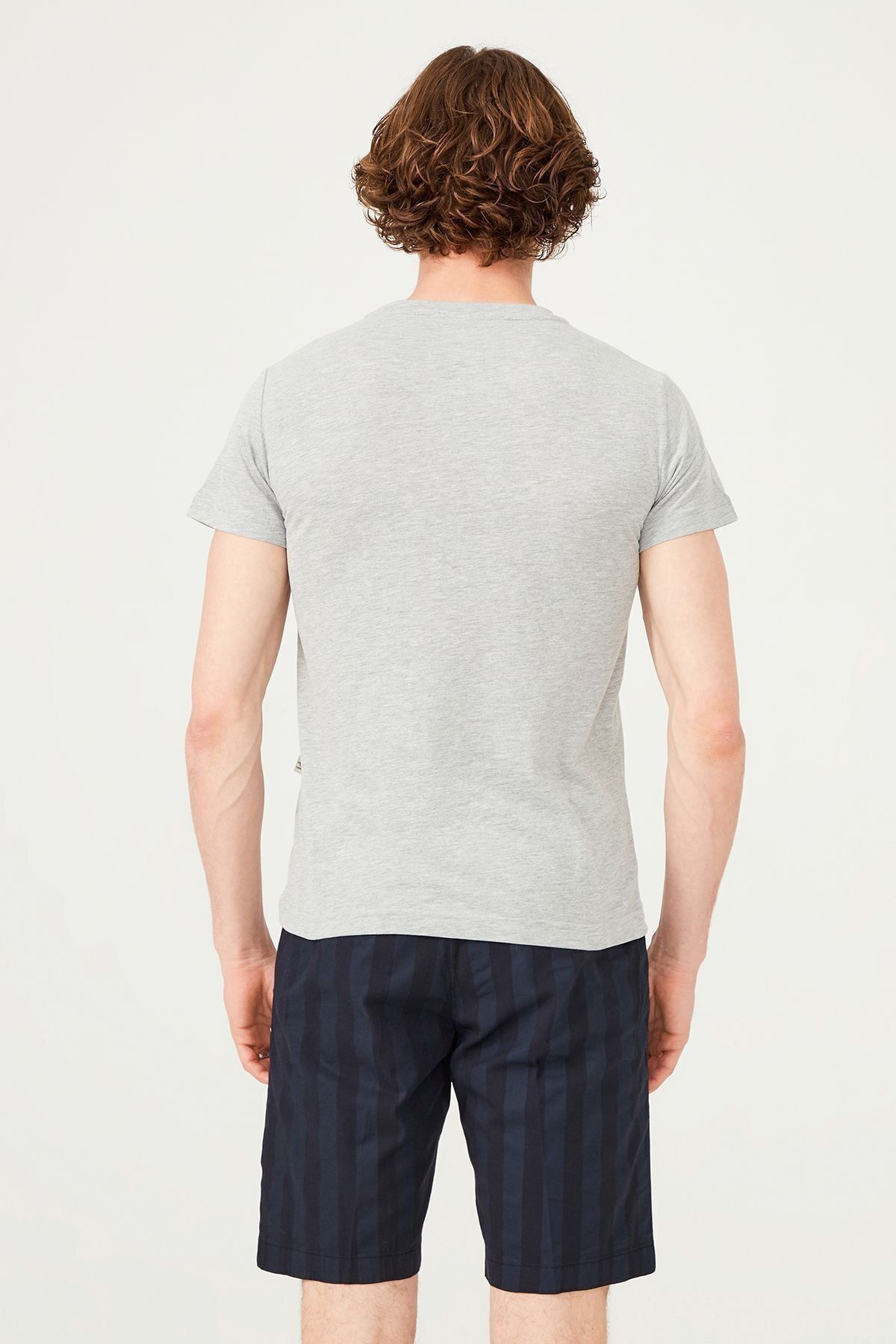 Bisiklet Yaka Erkek T-Shirt - 12