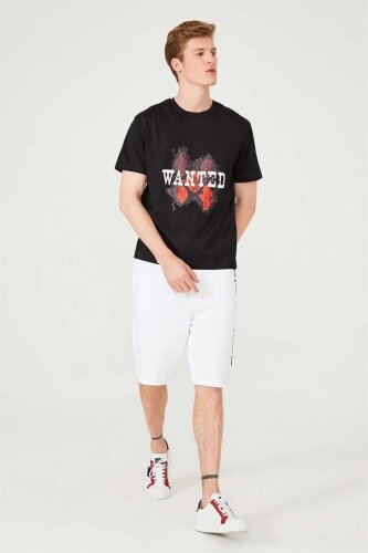 Bisiklet Yaka Erkek T-Shirt - 2