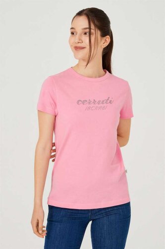 Bisiklet Yaka Kadın T-Shirt - Cerruti 1881