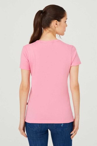 Bisiklet Yaka Kadın T-Shirt - 6