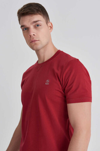 Brunello Cucinelli Erkek Bisiklet Yaka T-Shirt - 2