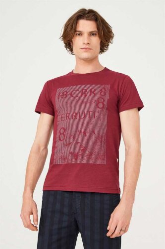 Cerruti 1881 Erkek Bisiklet Yaka T-Shirt - Cerruti 1881