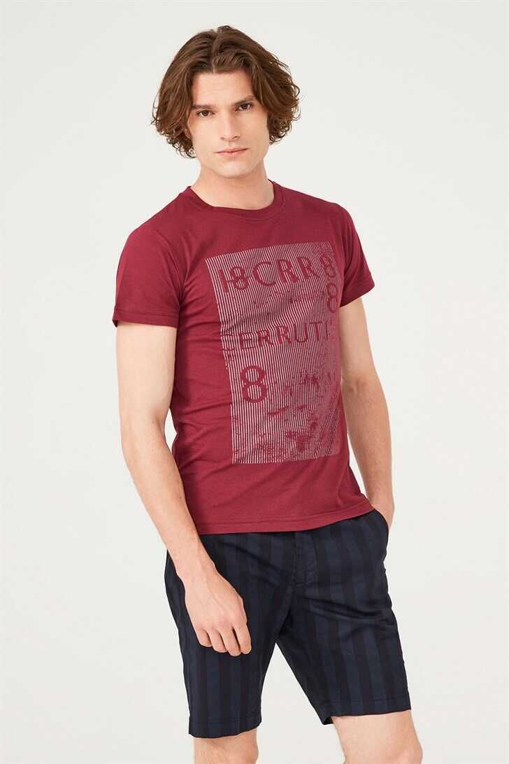 Cerruti 1881 Erkek Bisiklet Yaka T-Shirt - 2