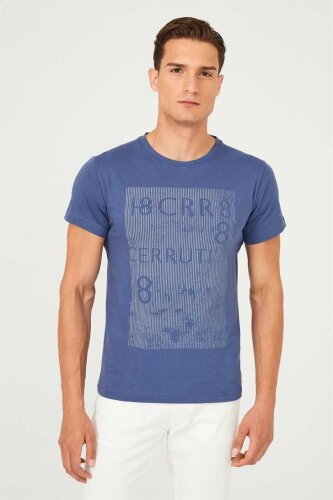 Cerruti 1881 Erkek Bisiklet Yaka T-Shirt - Cerruti 1881