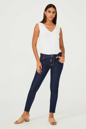 Dar Paça Kadın Jeans - Dsquared2